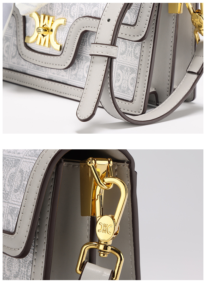 2024 New Trend Vit Scarf Handhållen Liten fyrkantig Dam Presbyopia Mode Crossbody-väska med en axel_voghion.com