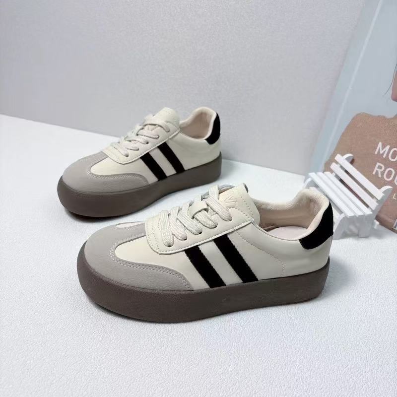 2025 Spring New White Sneakers for Women, Versatile German Training Shoes, Casual Sneakers, Women's Shoes