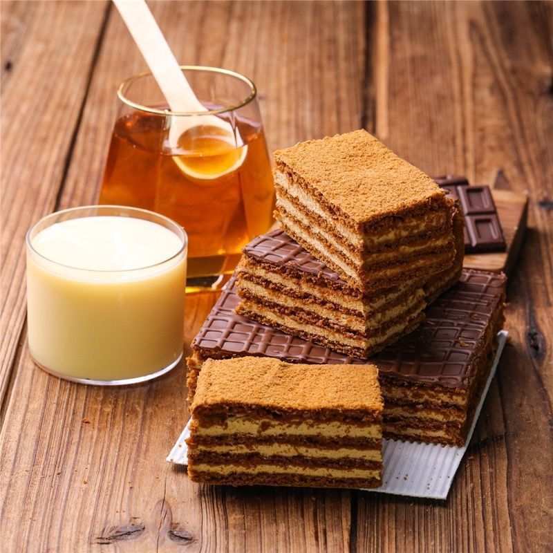俄罗斯提拉米苏蛋糕原装进口蜂蜜奶油巧克力糕点网红零食礼物