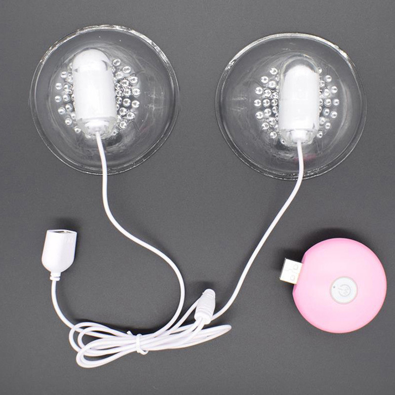 Three-head charging shock-absorbing breast massager dual-shock FM female masturbation device adult sex toy toy delivery