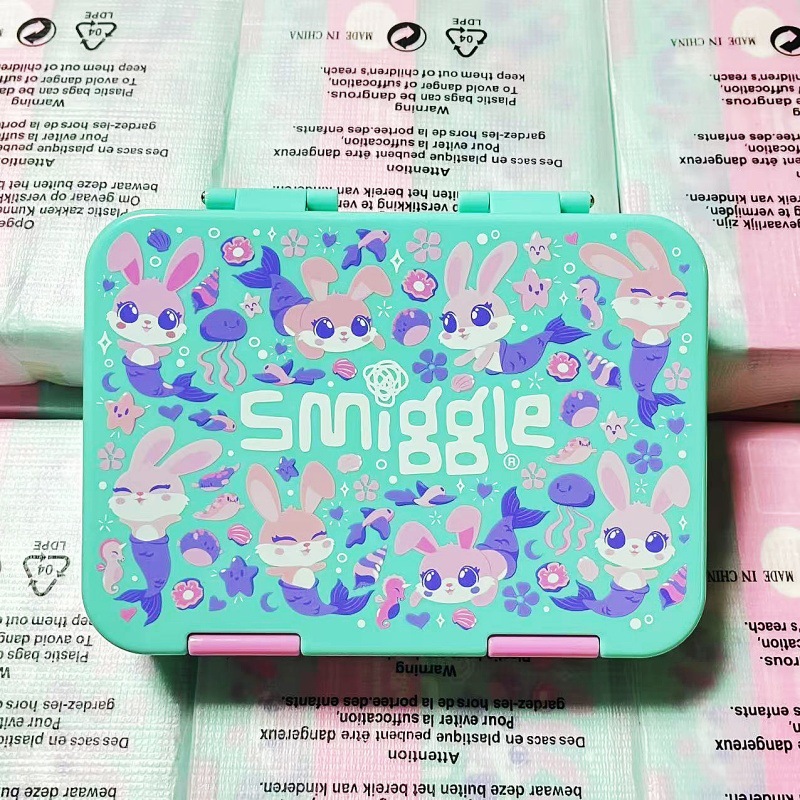 Australia smuggle caja de almuerzo de dibujos animados de alto valor alemán tritan caja de almuerzo de estudiantes niños