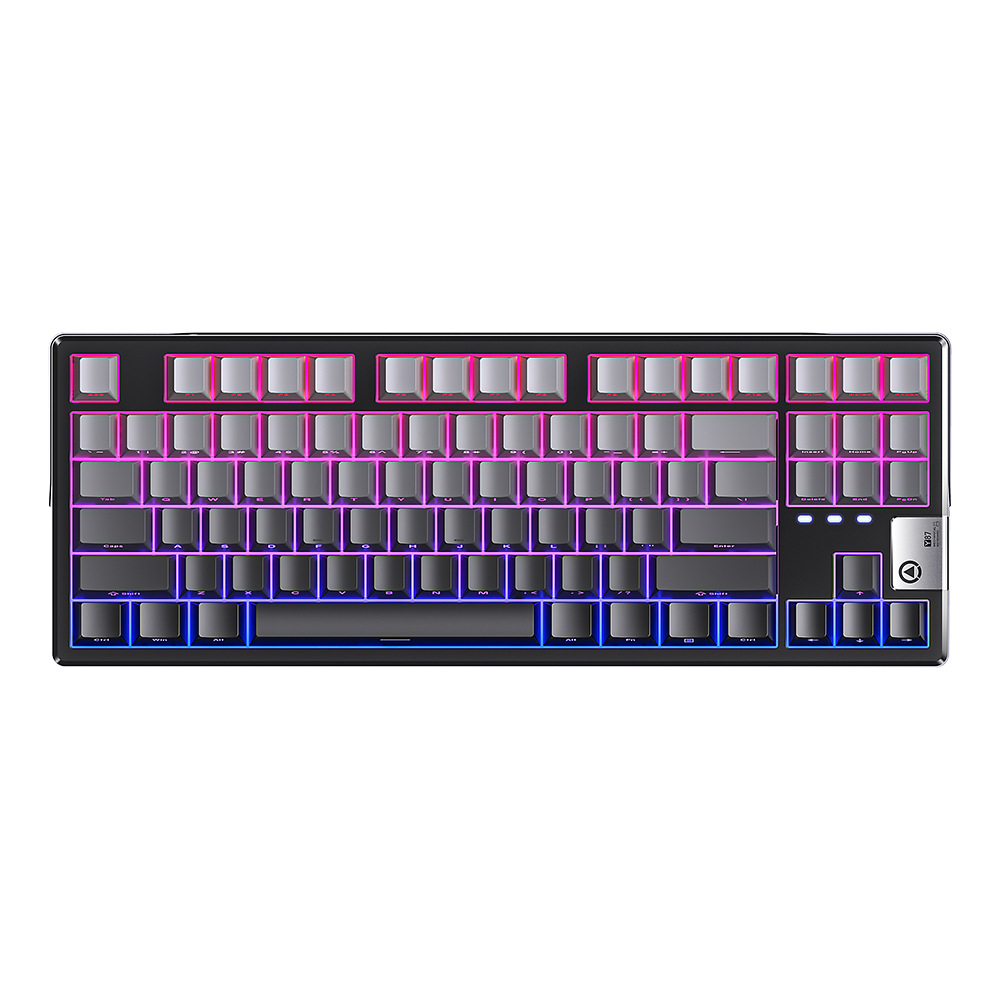 Y87 teclado mecánico inalámbrico Bluetooth de tres modos 87 teclas RGB personalizado juego con cable periférico de computadora