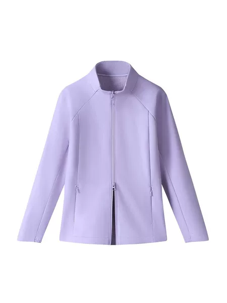 Outdoor fleece-lined softshell jacket, windproof, waterproof, breathable, and warm, with a stand-up collar, suitable for men and women, for sports and casual wear