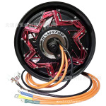 全顺电机12寸5000W 45H风驰V7省电增强版QSMOTOR 72-96v电摩马达