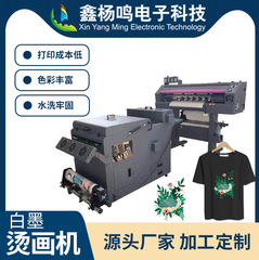 百誠小型60cmdtf白墨熱転写プリンターの震える粉の一体工芸の個性は服の機械をカスタマイズします。