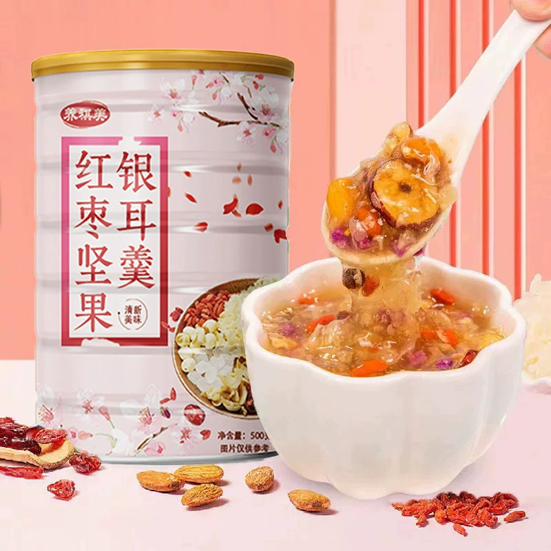 Красные финики, орехи, суп из белого гриба, орехи, фрукты, суп из белого гриба, полный завтрак, готовый к употреблению завтрак, готовый к употреблению заменитель пищи