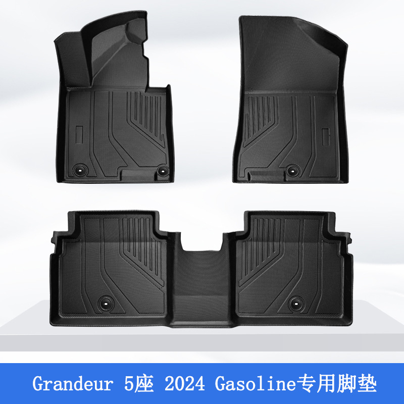 Aplicable a Corea del Sur han국2024 moderno Grandeur 3D todo el tiempo material TPE almohadilla antisucio almohadilla