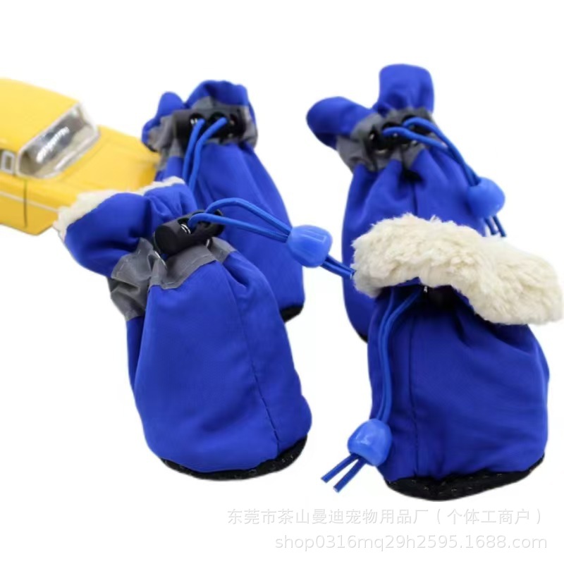 파란색 겨울 신발