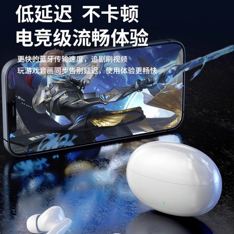 BluetoothイヤホンはアップルOPPO華為vivo安卓無線入耳式プラグスポーツゲームに適している|undefined