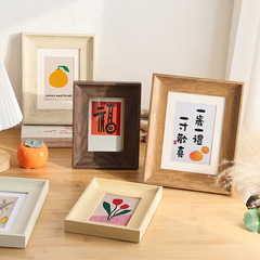 創意簡約復古美式相框擺台相片相架照片框6寸7寸8裝裱A4畫框10寸