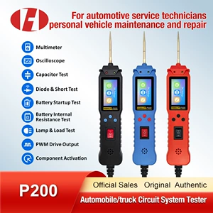 P200 Avtomobil Dövrə Testeri Diaqnostik Skanner Avtomobil Skanneri