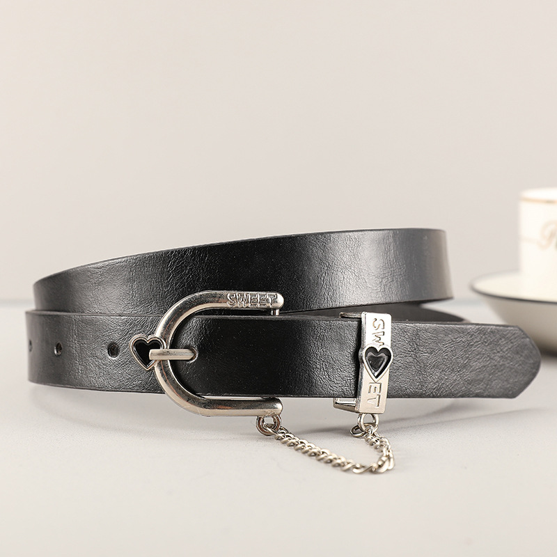 Nieuwe populaire riem voor vrouwen, naaldgespriem, leren riem, veelzijdige jeansriem, jurkriem, bijpassende kleding_voghion.com