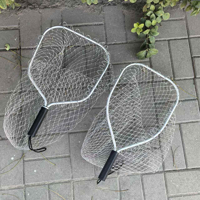 Red de Pesca Triangular Plegable y Telescópica, para Pesca