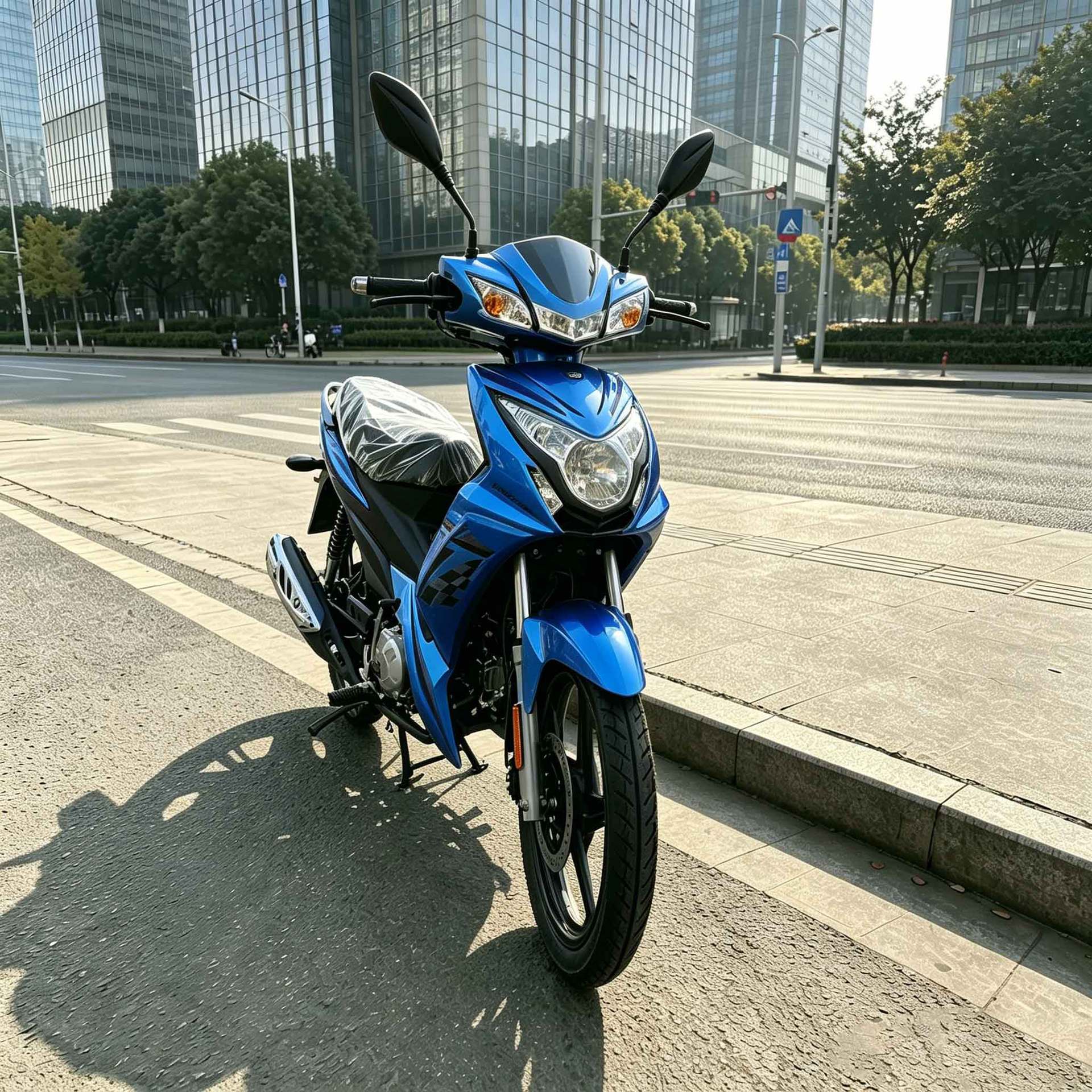 African Two-Wheeled Mobility Motorcycles Have Strong Power, Long Range, and a Sturdy, Durable Body. They Are Popular in Overseas Markets and Are a Cross-Border Vehicle