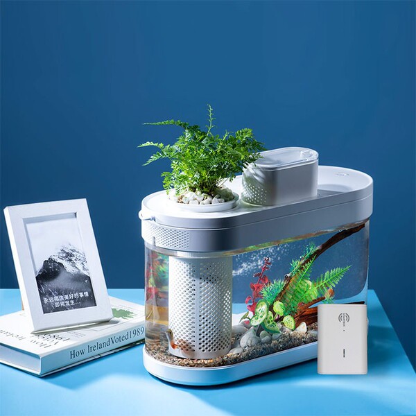 Timing and quantitative automatic feeder small smart fish tank…