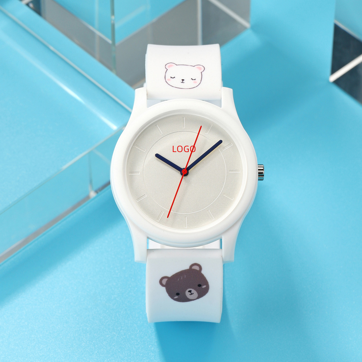 Regalos para niños relojes personalizados de silicona 50 metros impermeable examen de estudiantes relojes de cuarzo especial fábrica de relojes profesionales