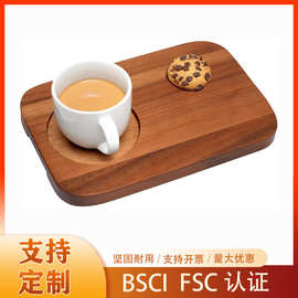 跨境相思木茶盘 创意儿童辅食餐具点心盘相思木盘木质茶点托盘