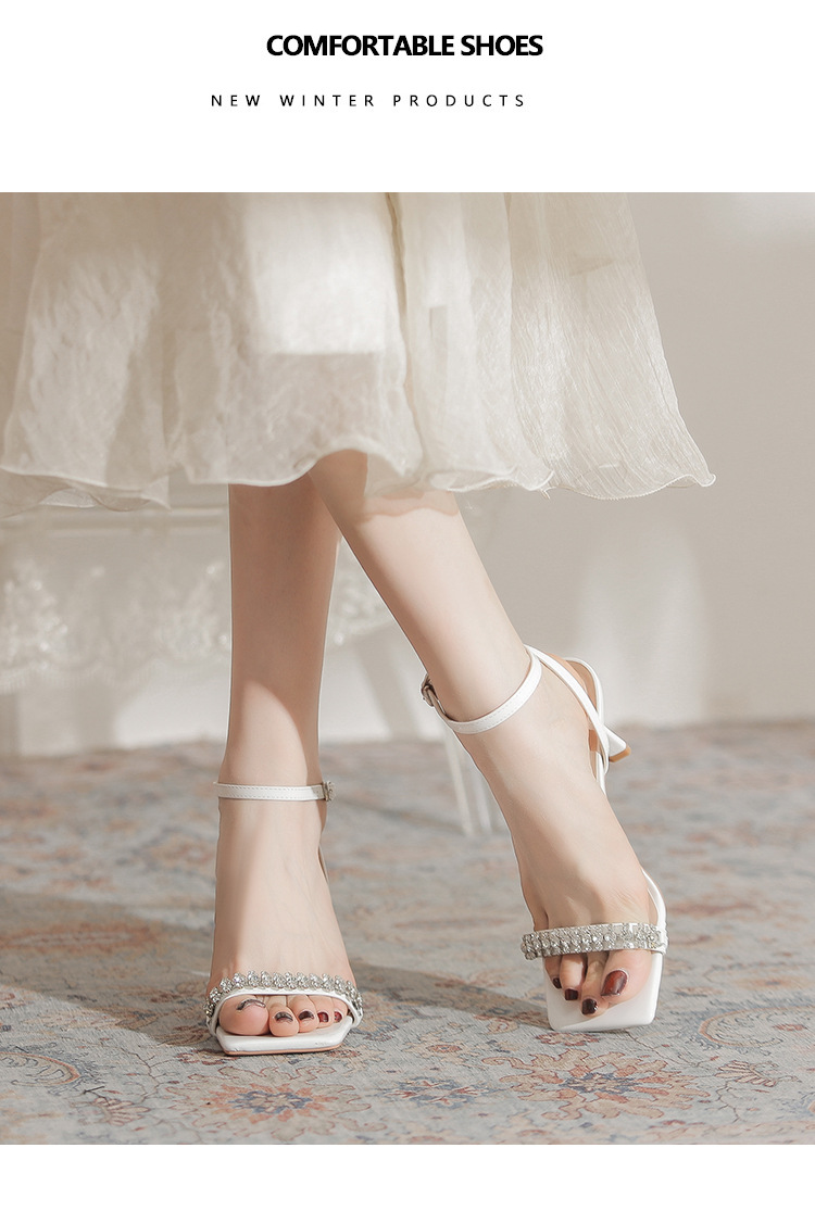 Stylish Yellow Stiletto Sandals
