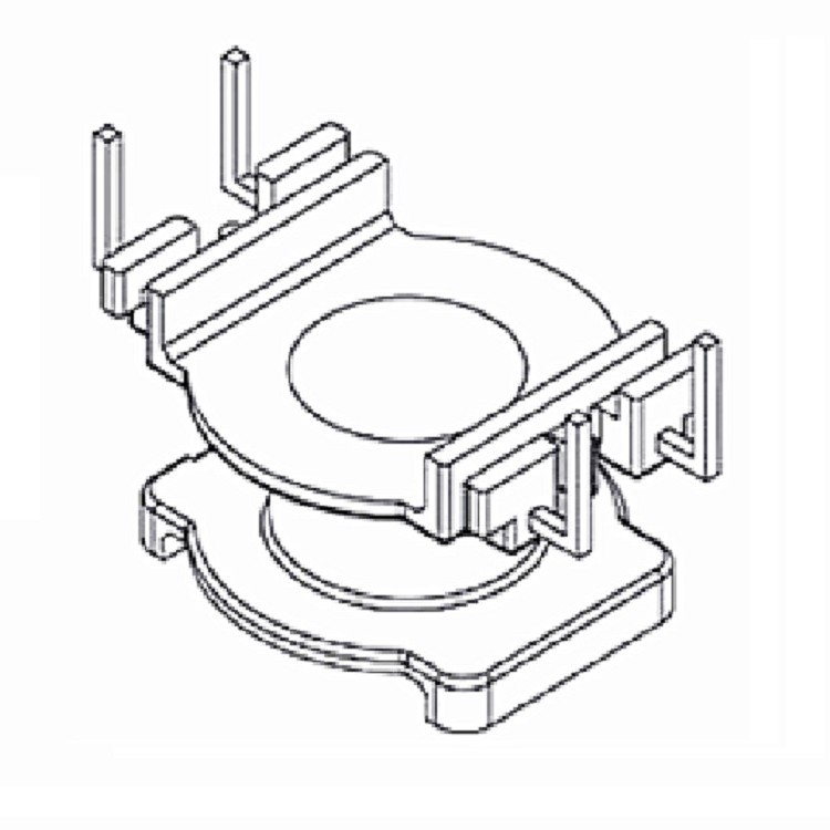 ATQ20变压器骨架立式2+2L脚骨架ATQ20高频变压器骨架