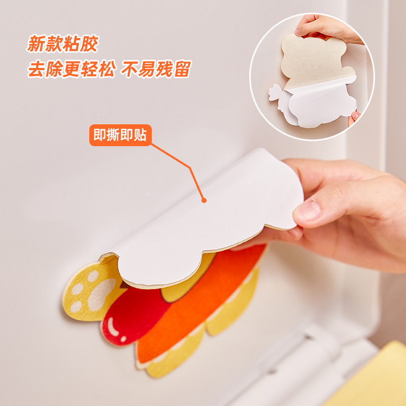 Queso oso inodoro desodorante autoadhesivo olor extraño fieltro perfumado inodoro asiento inodoro dibujos animados adhesivos decoración