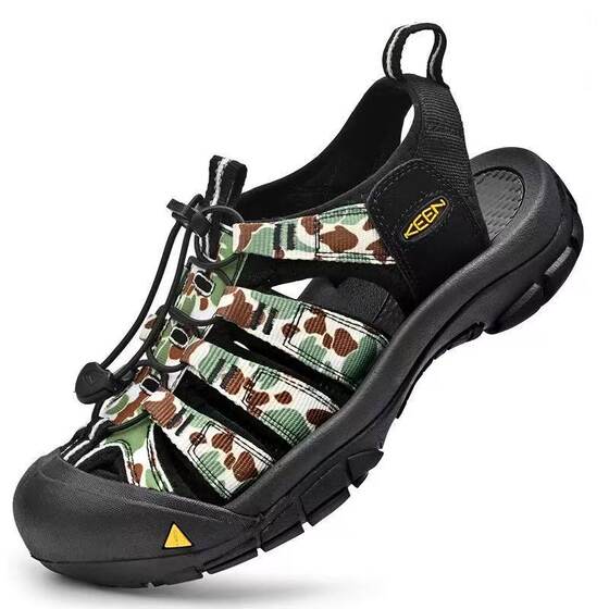 Japanese Order ~ high quality Couple Outdoor Baotou Sandals Summer Mountaineering Hiking Sandals Beach Tracing Shoes