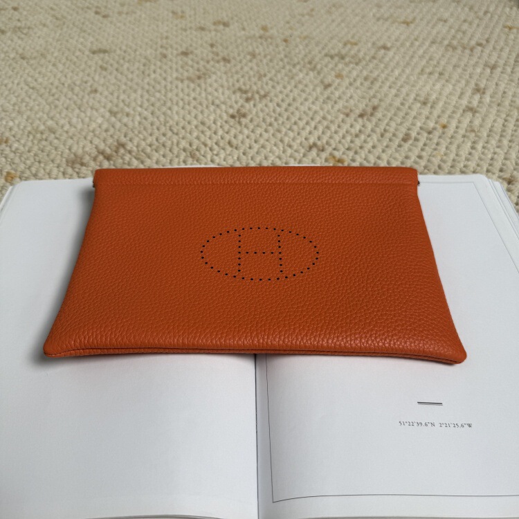 H 本革携帯電話バッグ第一層牛革ライチ柄大容量化粧品バッグハイエンドラッキー小銭入れ口紅バッグ|undefined