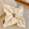 14# Beige Diamond Gypsophila Satin Square Scarf Hoop-22cm