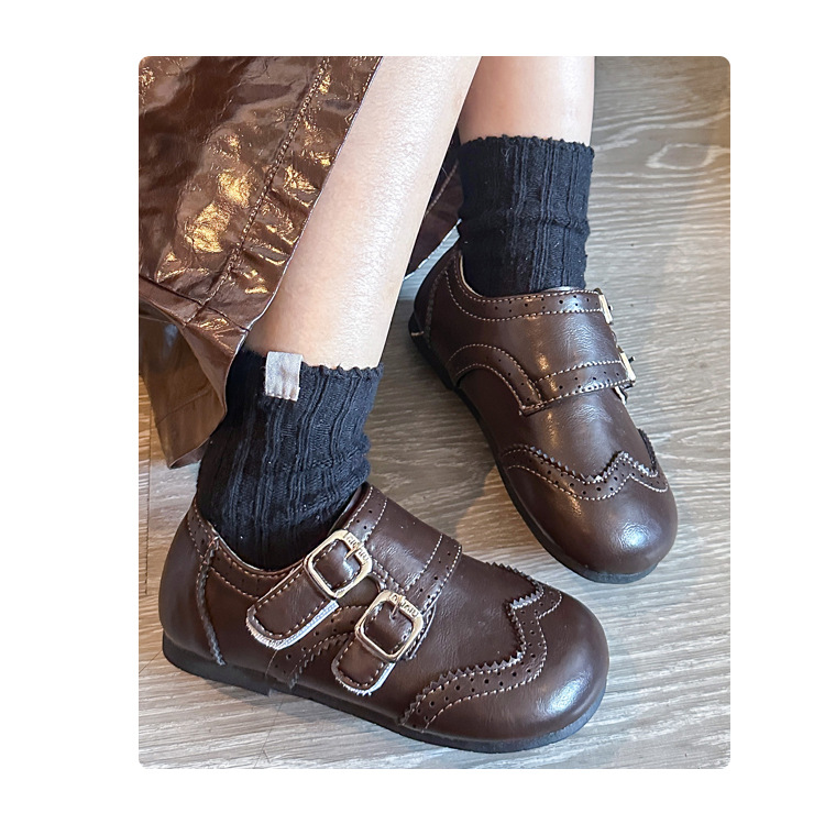Scarpe in pelle per ragazzi stile britannico comode eleganti_voghion.com