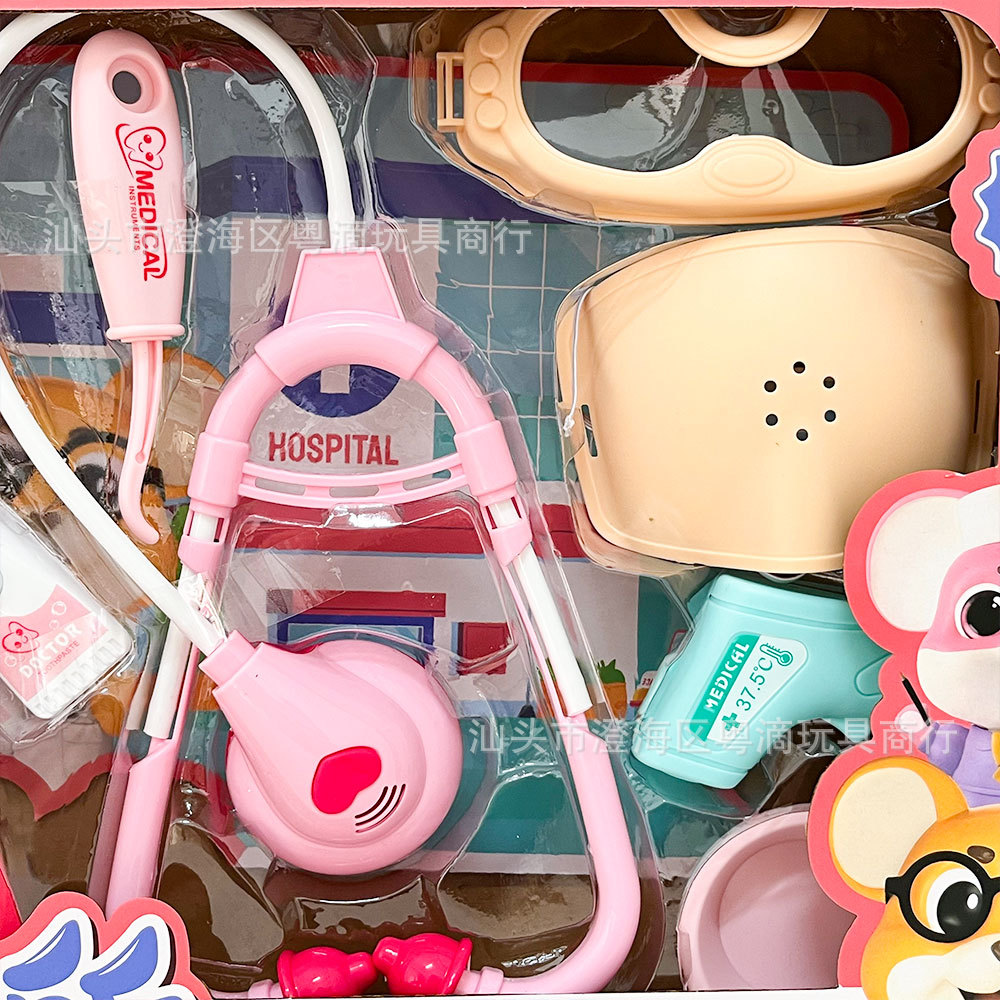 Juguetes para niños médicos caseros niñas juegan pequeños médicos estetoscopos juguetes para clínica dentista regalos para jardín de infantes