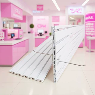 PVC万用挂板饰品陈列展示架商铺超市双面货架板355