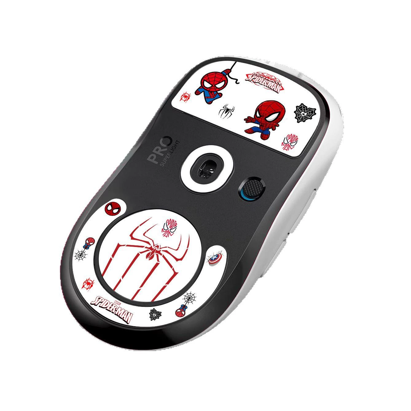 Совместимая мышь Logitech, закалённое стекло, износостойкие накладки для ножек, мультяшный коврик, второе поколение