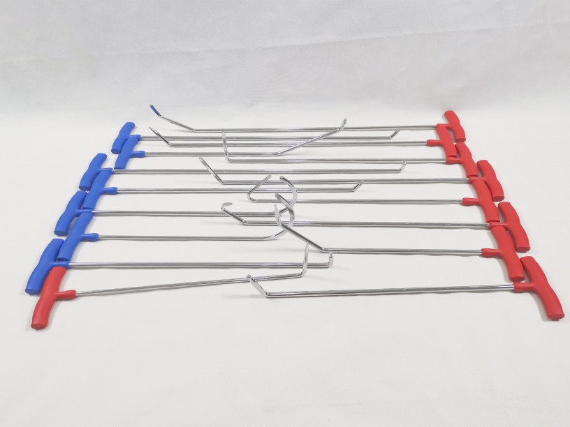 Repair Tool Set: Qìchē Sheet Metal Spray Repair - imported-16-crowbars-with-a-set-of-replacement-heads