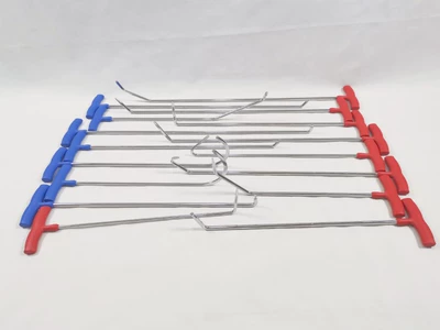 Dent Repair Tool Set: Sheet Metal Spray Repair - imported-16-crowbars-with-a-set-of-replacement-heads