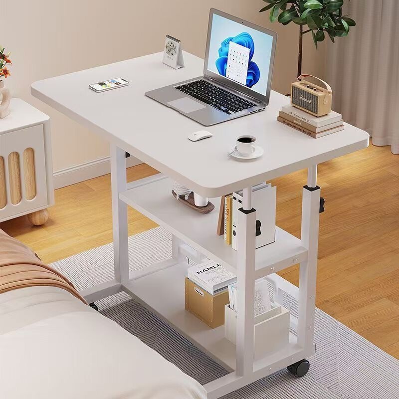 Bedside table, adjustable height, suitable for bedroom, home, dormitory, simple student dormitory desk, lazy person's computer table, makeup table Bedside table, adjustable height, suitable for bedroom, home, dormitory, simple student dormitory desk, lazy person's computer table, makeup table