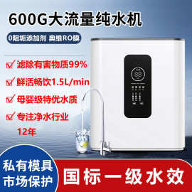 600G大流量智能物联网反渗透净水机厨房净水器家用直饮纯水机