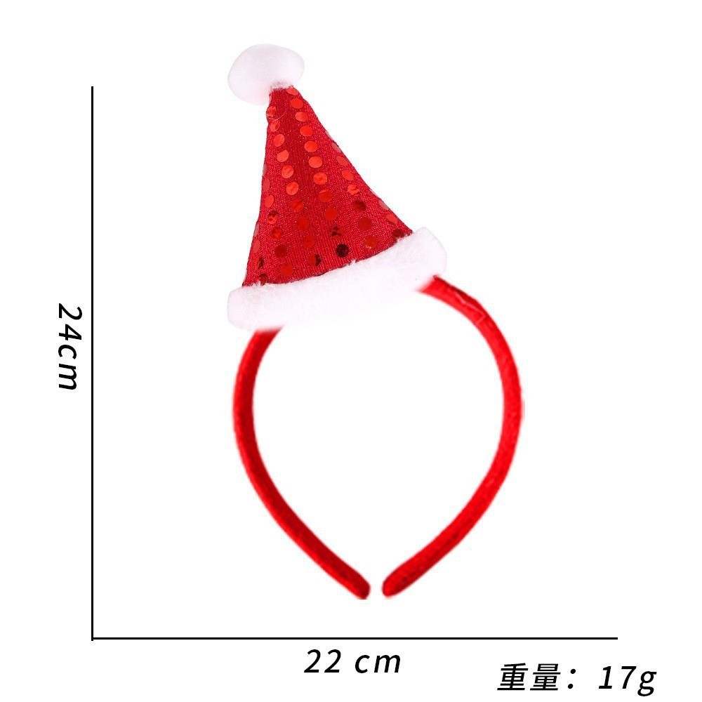 红色帽子发箍