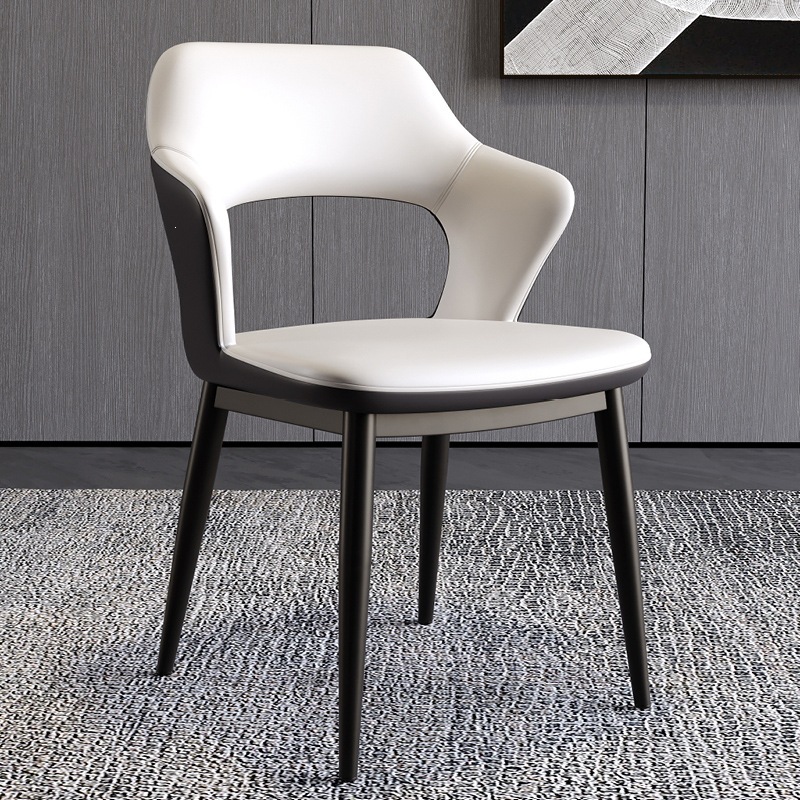 Silla de comedor minimalista italiana silla doméstica moderna silla de comedor silla de maquillaje silla de maquillaje silla de mesa