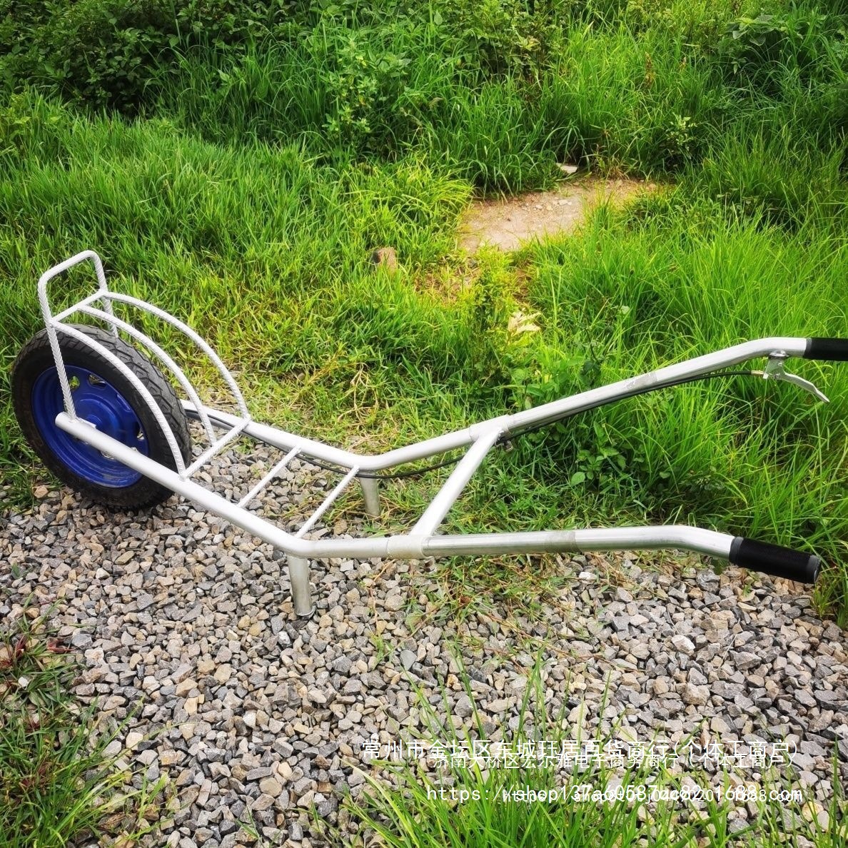 独轮手推车新款轻型农用手推车鸡公车加厚农用小推车手刹搬运车