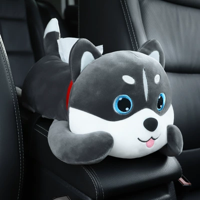 for women, Car tissue box/set - stupid-cute-gray