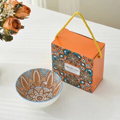日本式ボヘミアシングルボウルセット陶磁器食器セット食器セットプレゼントクロスボーダープレゼント食器セット卸売り