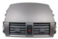 conditioning vent with gear dial | Other Car Modifications - 2008-2013-toyota-corolla-air-conditioning-vent-assembly-without-light-wire-and-emergency-light-gray