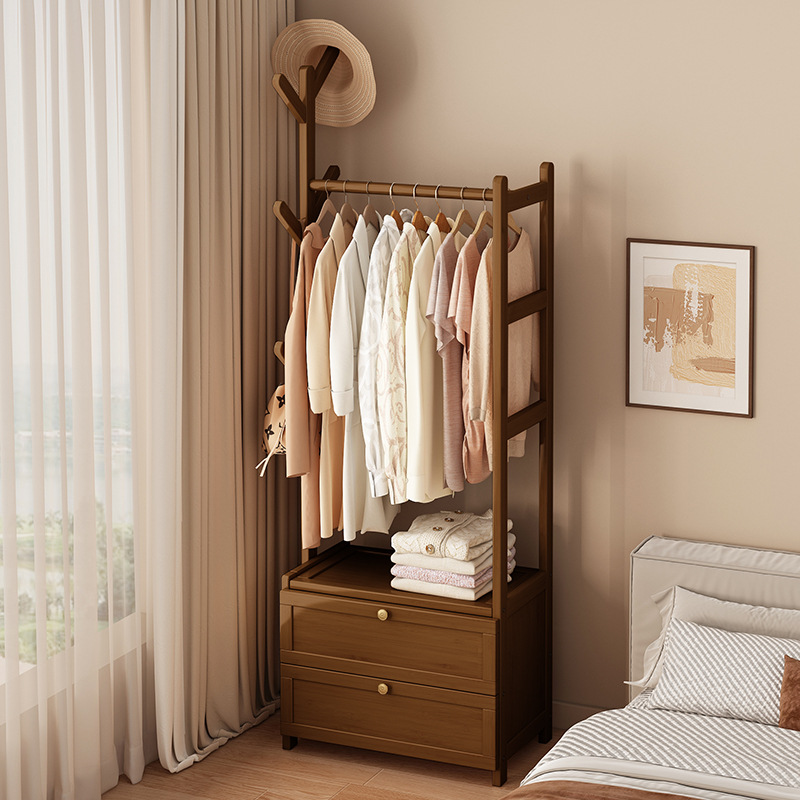 Coat rack a batch of multi-functional bedroom hangers modern simple clothes hanging floor hangers for the room