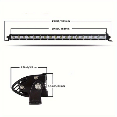 İşçi projektorları 20-Inch 54-Watt Car Led