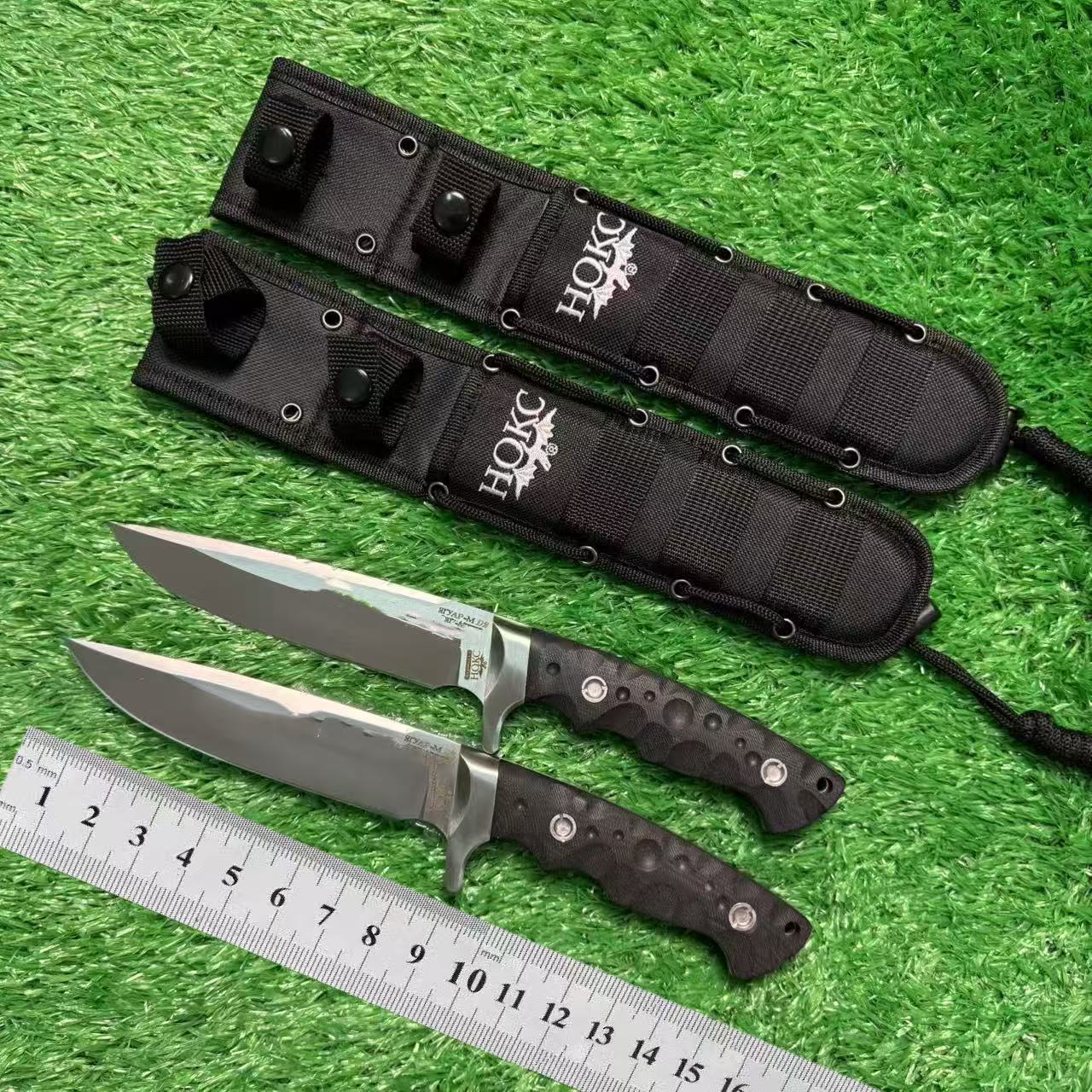 跨境爆款俄罗斯正品HOKC美洲豹-M D2霍克斯户外多功能刀