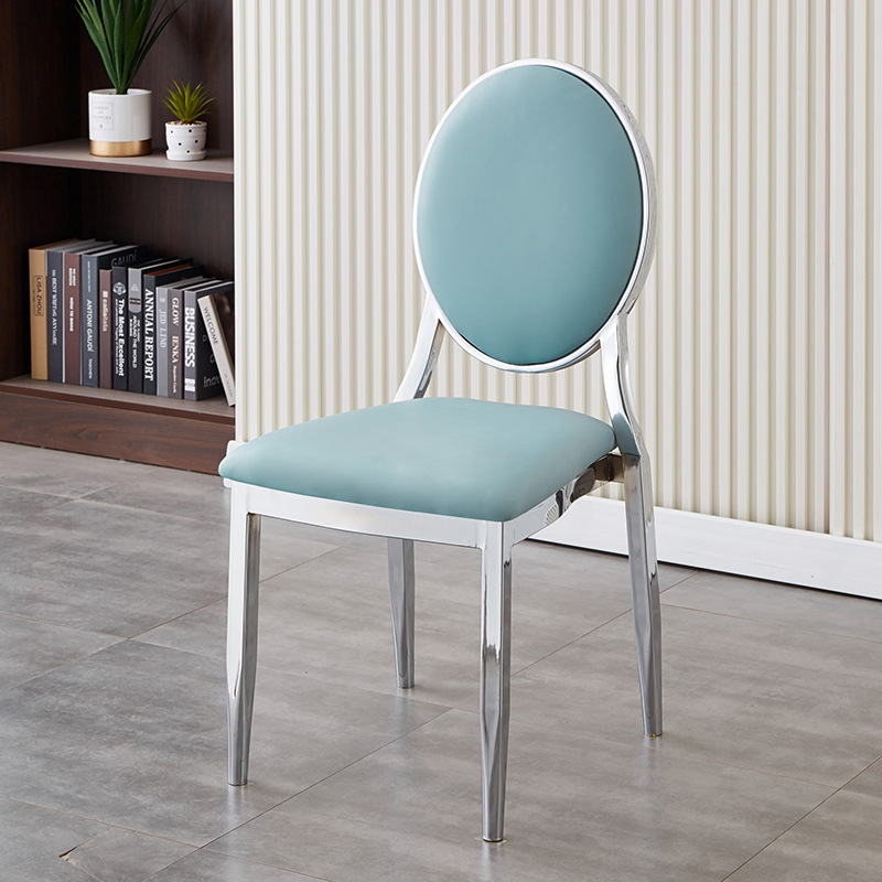 Mesa y silla de comedor multifuncional moderna simple boda gran reunión banquete silla de respaldo mesa y silla de comedor de hotel familiar