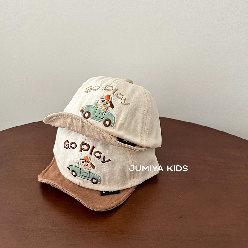 Casual de verano ~ gorra de pato para bebés gorra de sombrero de brida suave para bebés niños bebés gorra de béisbol de primavera y otoño