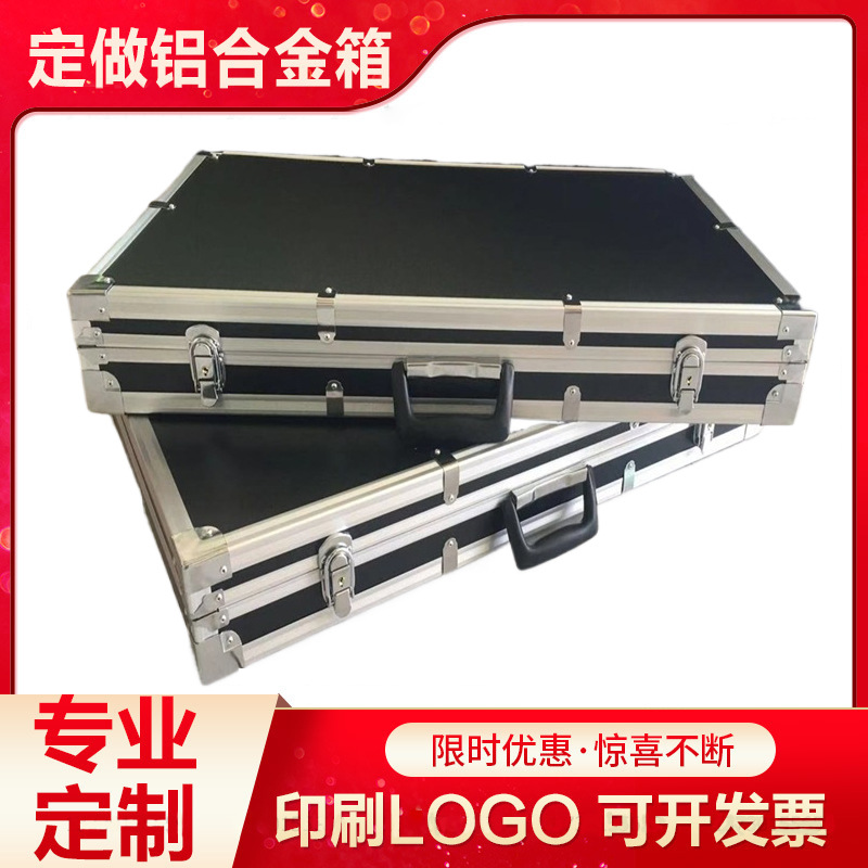 Caja de llaves portátil Caja de equipos de instrumentos electrónicos Caja de herramientas de gran tamaño Caja de escenario LED Fábrica de cajas de aviación al por mayor