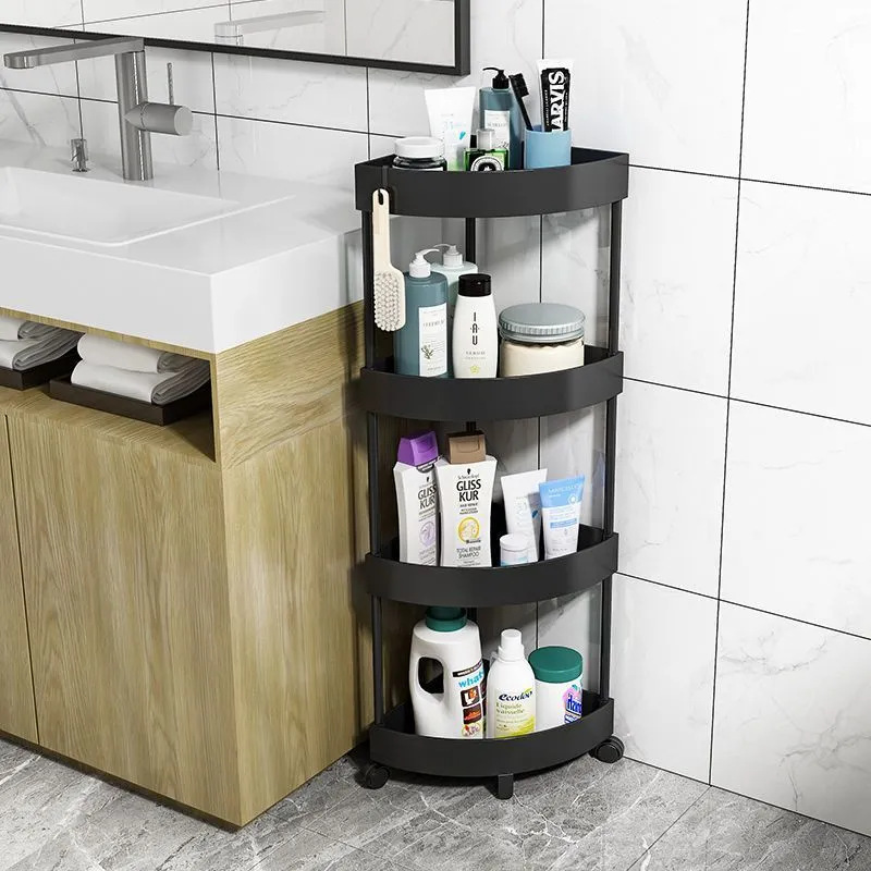 Nuevo estante de almacenamiento triangular sala de estar doméstica tipo piso juguetes de cabecera de cama plegable dormitorio estante de almacenamiento multicapa móvil