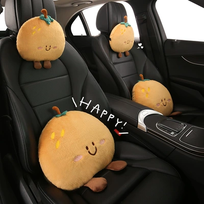 Apple-Shaped Headrest and Lumbar Support, Headrest