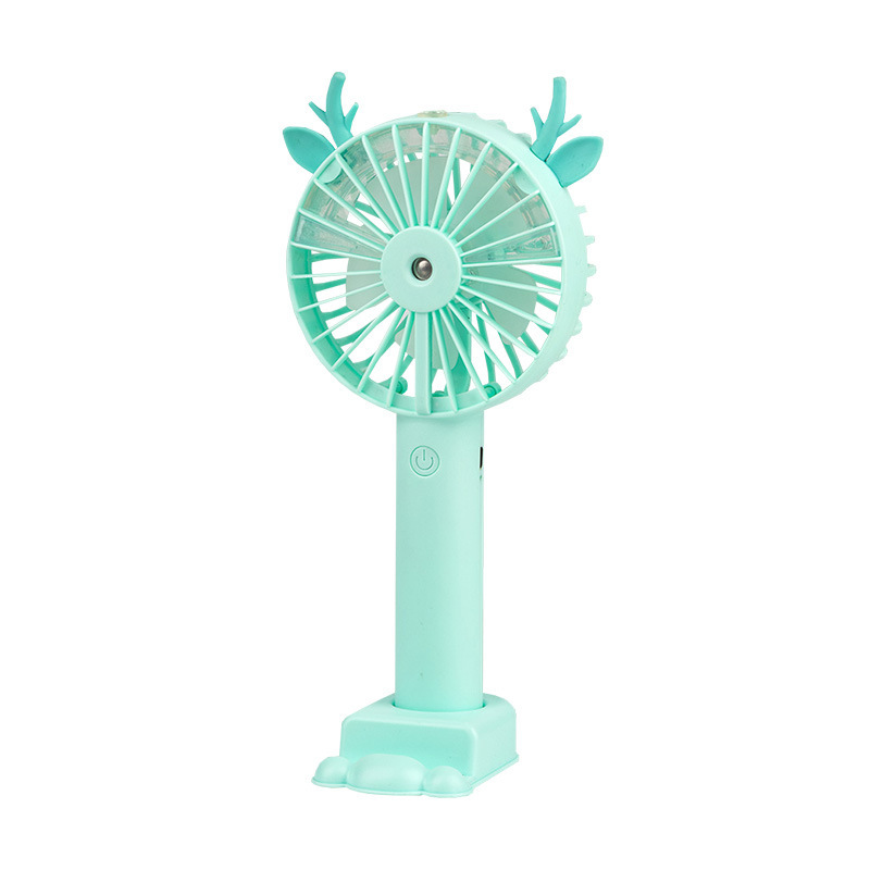 Mini portátil portátil de agua de suministro de agua de pequeño ventilador de pulverización de carga pequeña puede humidificar y agregar agua a la mesa
